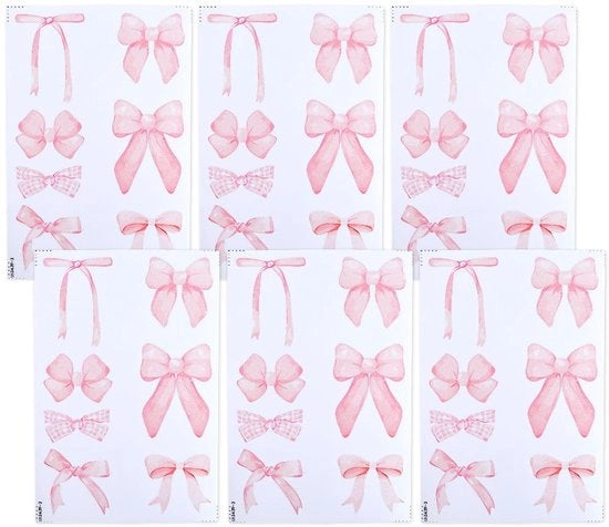 Set di 12 Striscioni da Parete Rosa per Decorazione e Feste