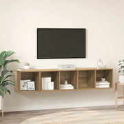 vidaXL Set di mobili TV 2 pcs rovere artigianale 37 x 37 x 142.5 cm