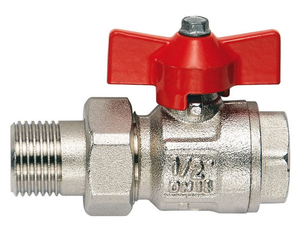 valvola a sfera ideal in ottone per collettori m/f art. 098 mis.1 cod:ferx.vit10452
