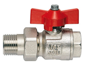 valvola a sfera ideal in ottone per collettori m/f art. 098 mis. 3/4 cod:ferx.vit9592