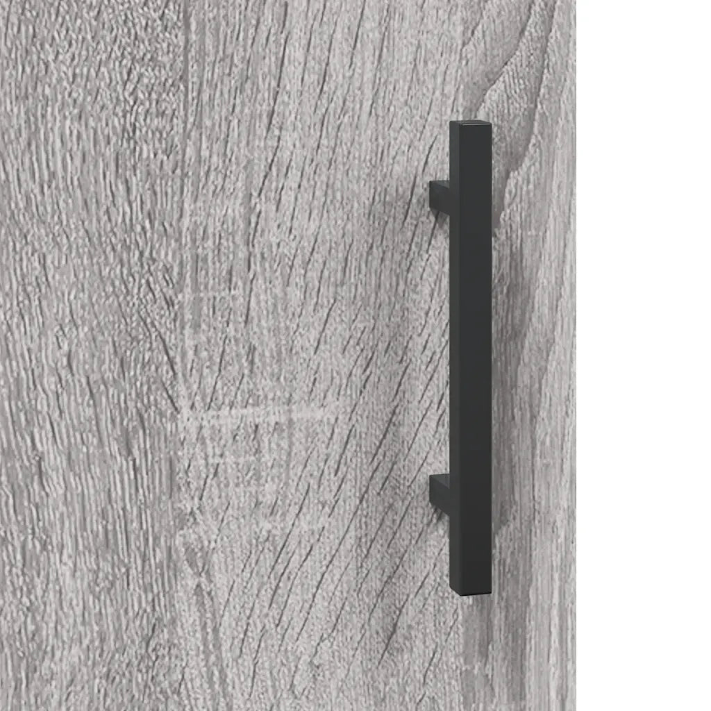 Scrivania Grigio Sonoma 140x50x75 cm in Legno Multistrato 829578