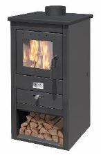 STUFA A LEGNA ATHENA 10,7 KW NERA CM.43X41XH.86
