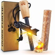 Ferrocerio Vuurstarter XL 10mm - Fino a 15.000 Accensioni - Ideale per Campeggio e Bushcraft