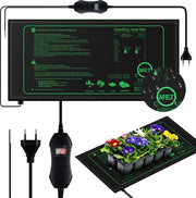Matrice di riscaldamento per piante - Con termostato - 25 x 52 cm - 50W - Impermeabile - Matrice di crescita - Matrice di riscaldamento per piante - Riscaldatore per piante - Propagatore