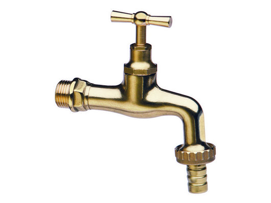 rubinetto portagomma ottone lucido art. 355l mis. 3/4 cod:ferx.vit40597