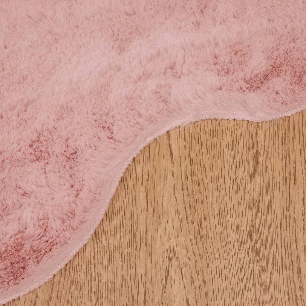 Tappeto antiscivolo in sintetica di coniglio OLITE Rosa 42021716