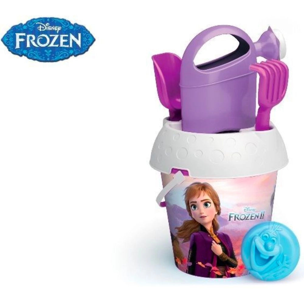 Trade Shop - Secchiello Da Mare Di Frozen Gioco Da Spiaggia Per Bambini Con Diversi Accessori -