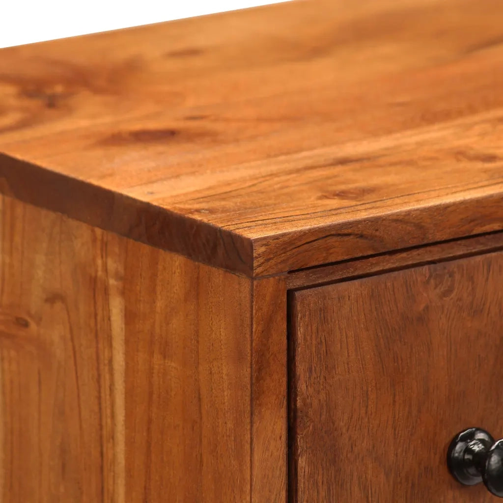 Cassettiera 60x30x75 cm in Legno Massello d'Acacia 247681