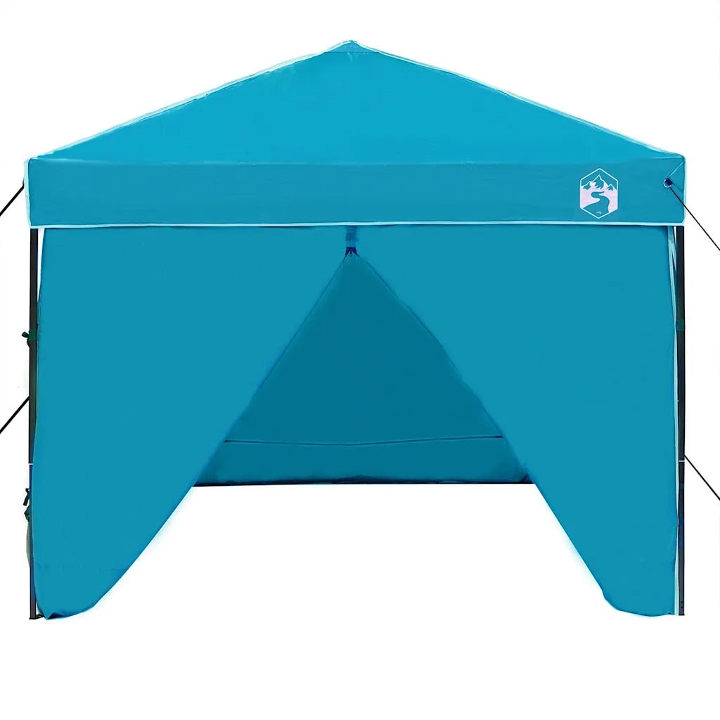 Tenda Gazebo-Tenda da festa Blu 243 x 243 x 251 cm Tessuto 351477