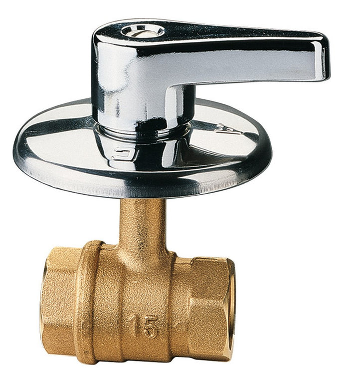 valvola a sfera da incasso in ottone art. 138 mis. 1/2 cod:ferx.vit8245