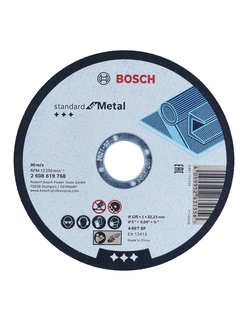 Cubo 100 dischi BOSCH Standard 125x1mm