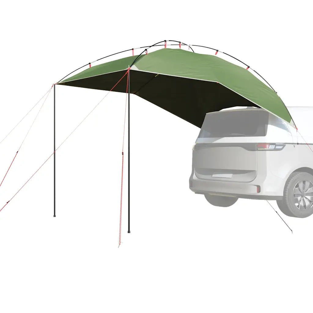 vidaXL Tenda da Campeggio per Auto Verde Impermeabile