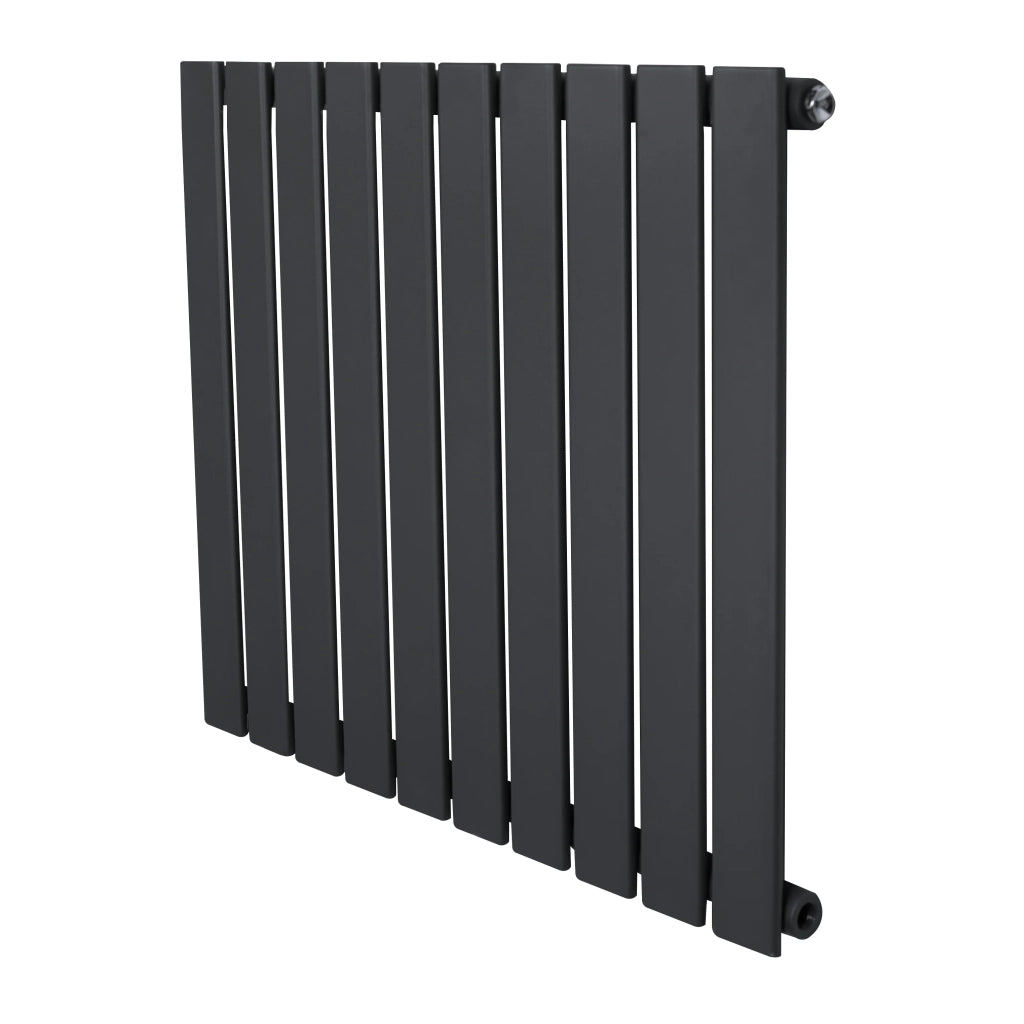 Radiatore Orizzontale Design Piatto Colonna Singola Antracite 600x700 mm