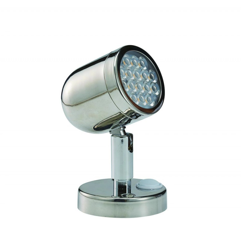 FARETTO A LED ACCIAIO INOX STAINLESS STEEL LED ADJUSTABLE SPOTLIGHT