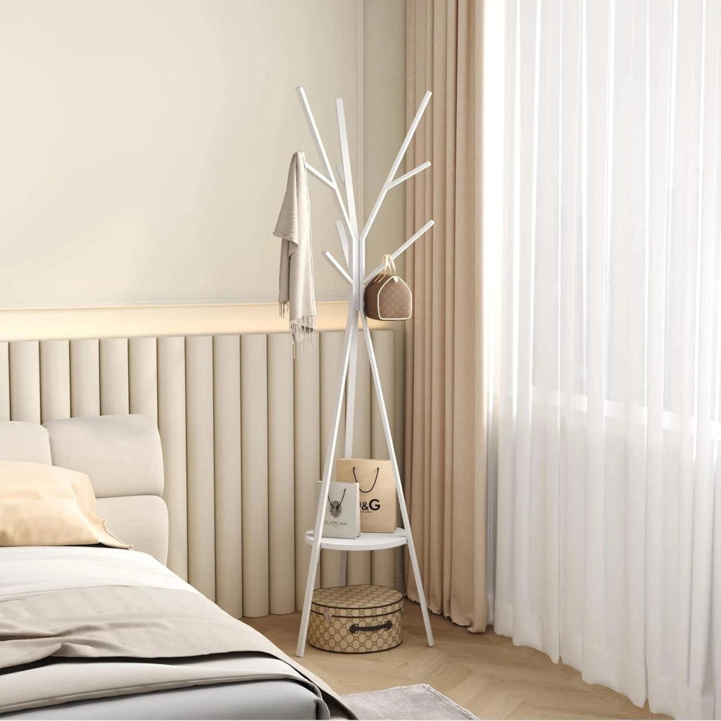 APPENDIABITI IN METALLO 179CM - DUE COLORI COLORE: BIANCO 