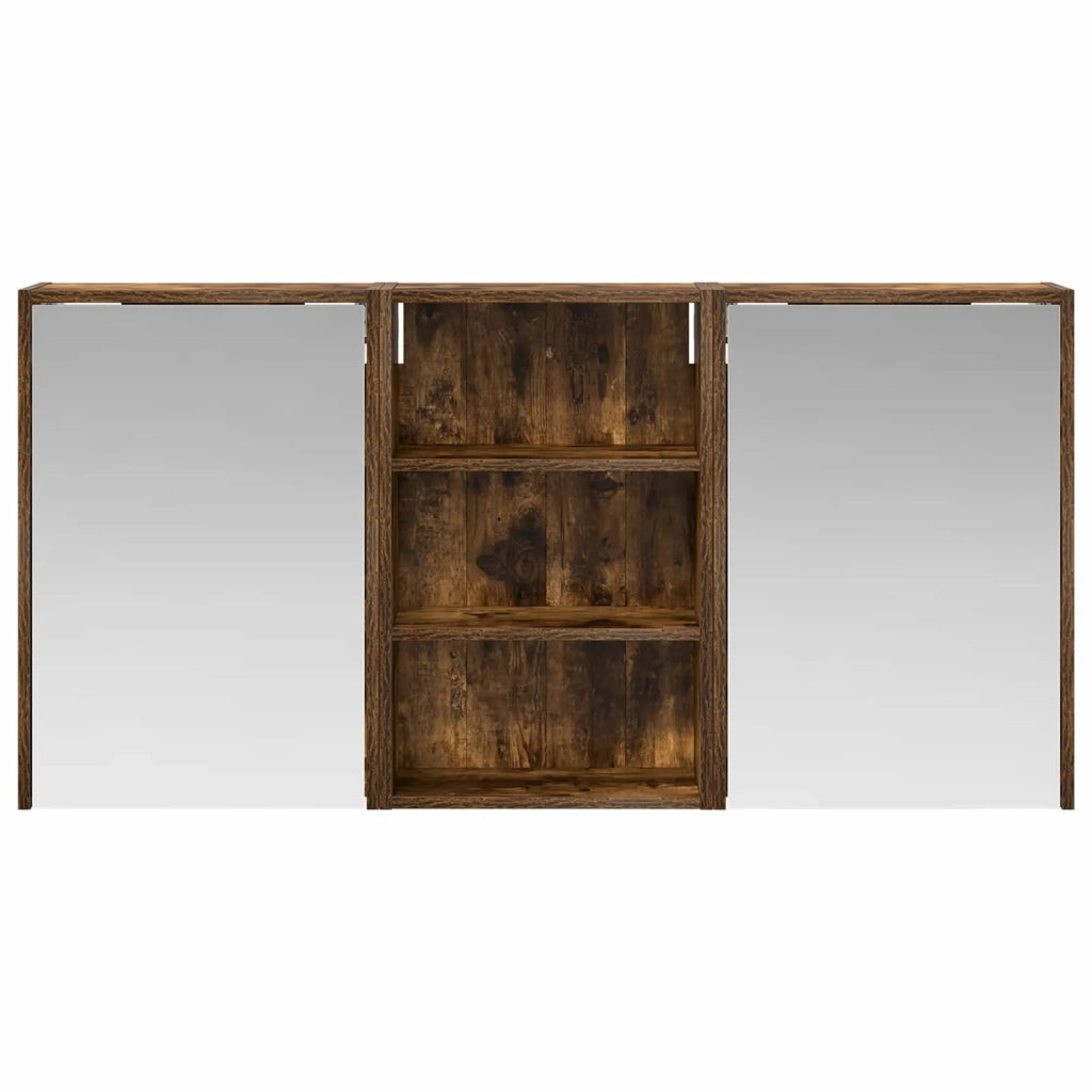 Set di Armadi da Bagno con lo scaffale 3 pcs 126 x 16 x 62.5 cm