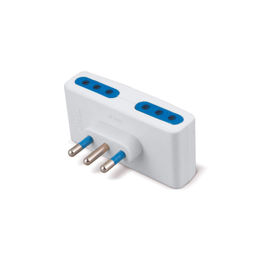 ADATTATORE QUADUPLO BIANCO