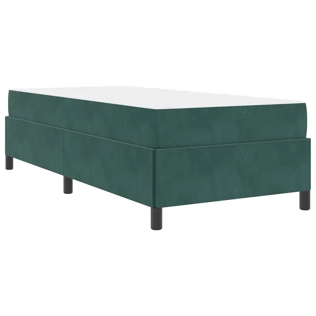 vidaXL Struttura del letto Verde scuro, Verde e Bianco 90 x 190 cm