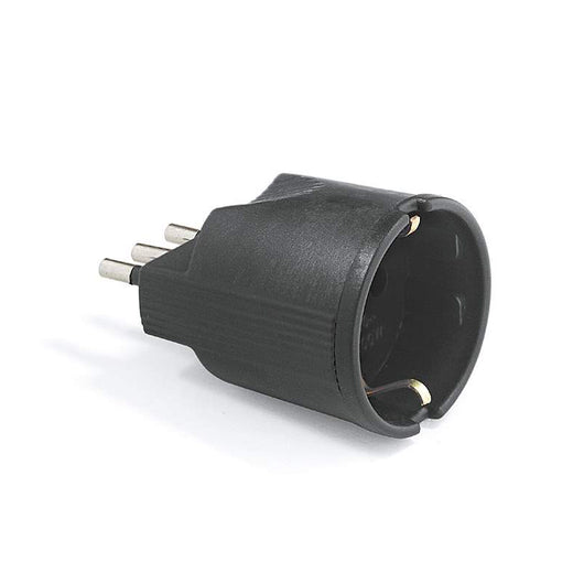 Adattatore Schuko Nero