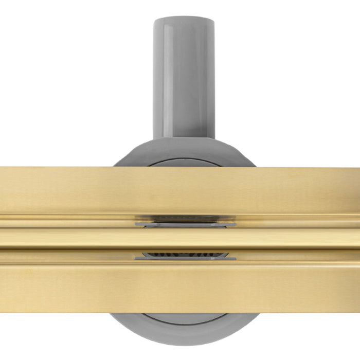 Scarico Lineare Rea Neox Slim Pro Brush Gold 100