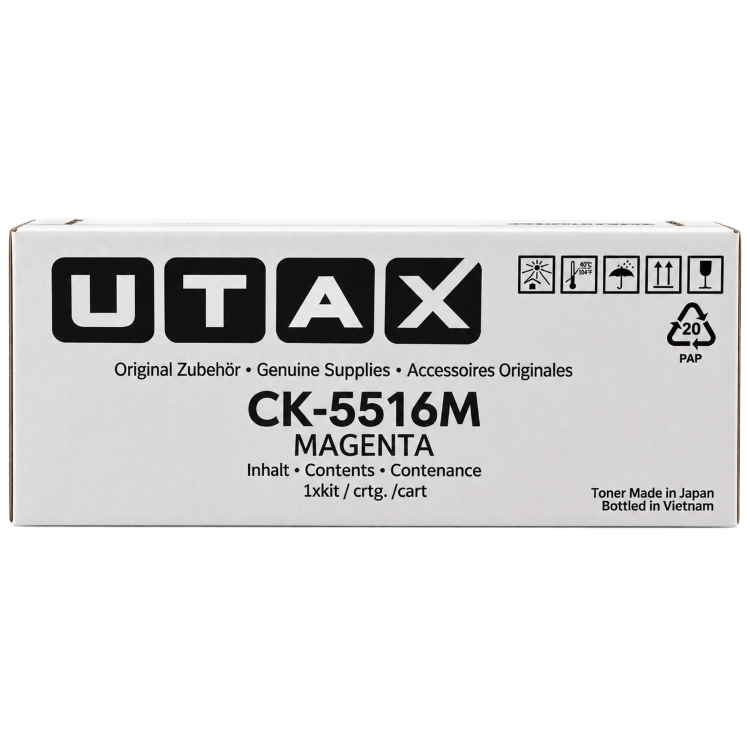 ORIGINAL Utax toner magenta CK-5516m 1T02Z6BUT0 ~10000 Seiten