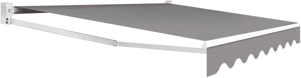 Tenda avvolgibile manuale, 3,80 x 3 m, colore: Grigio antracite