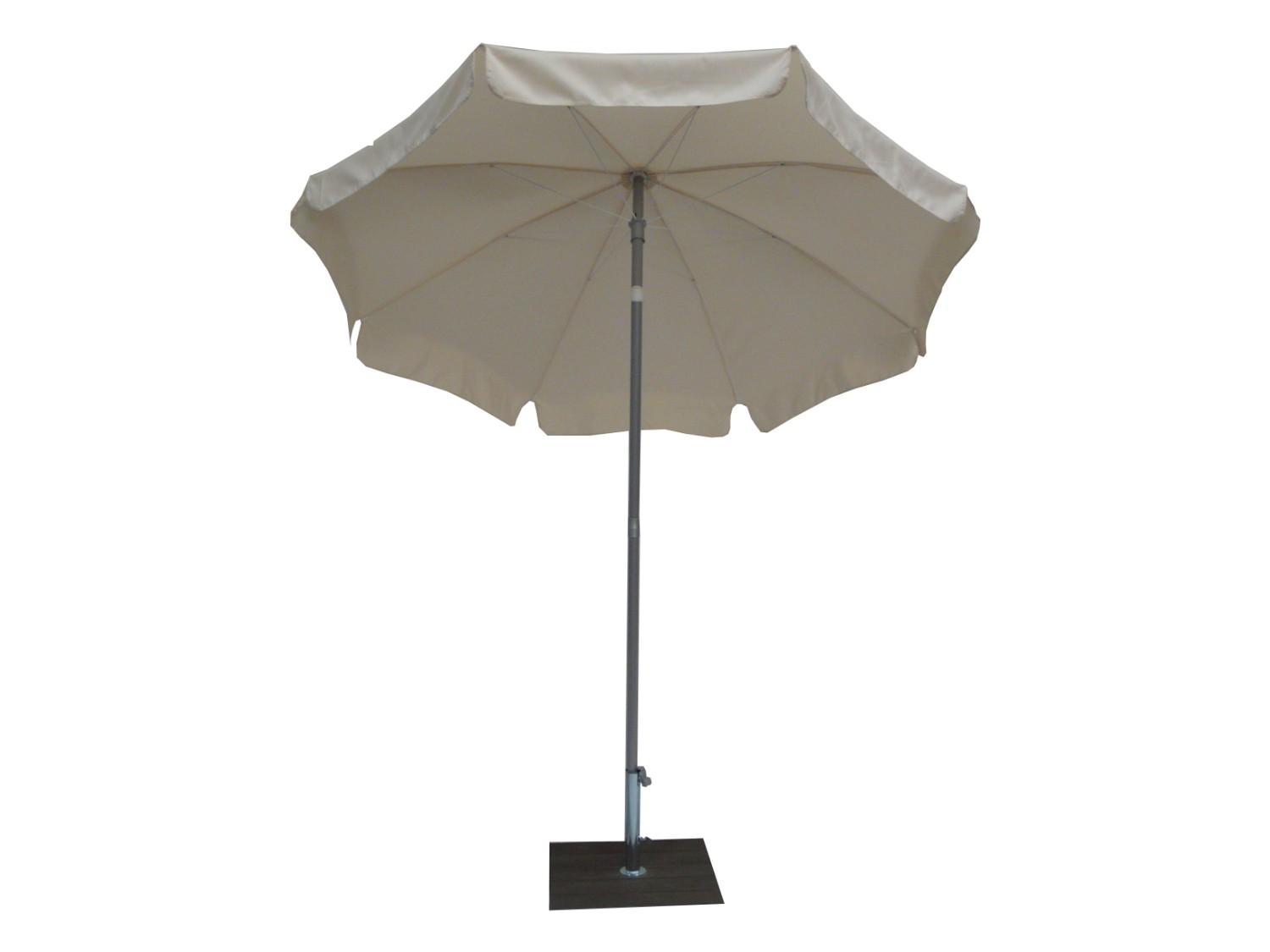 Ombrellone da Giardino Ø2 m Palo Ø33 mm in Acciaio Maffei Borgo Ecru