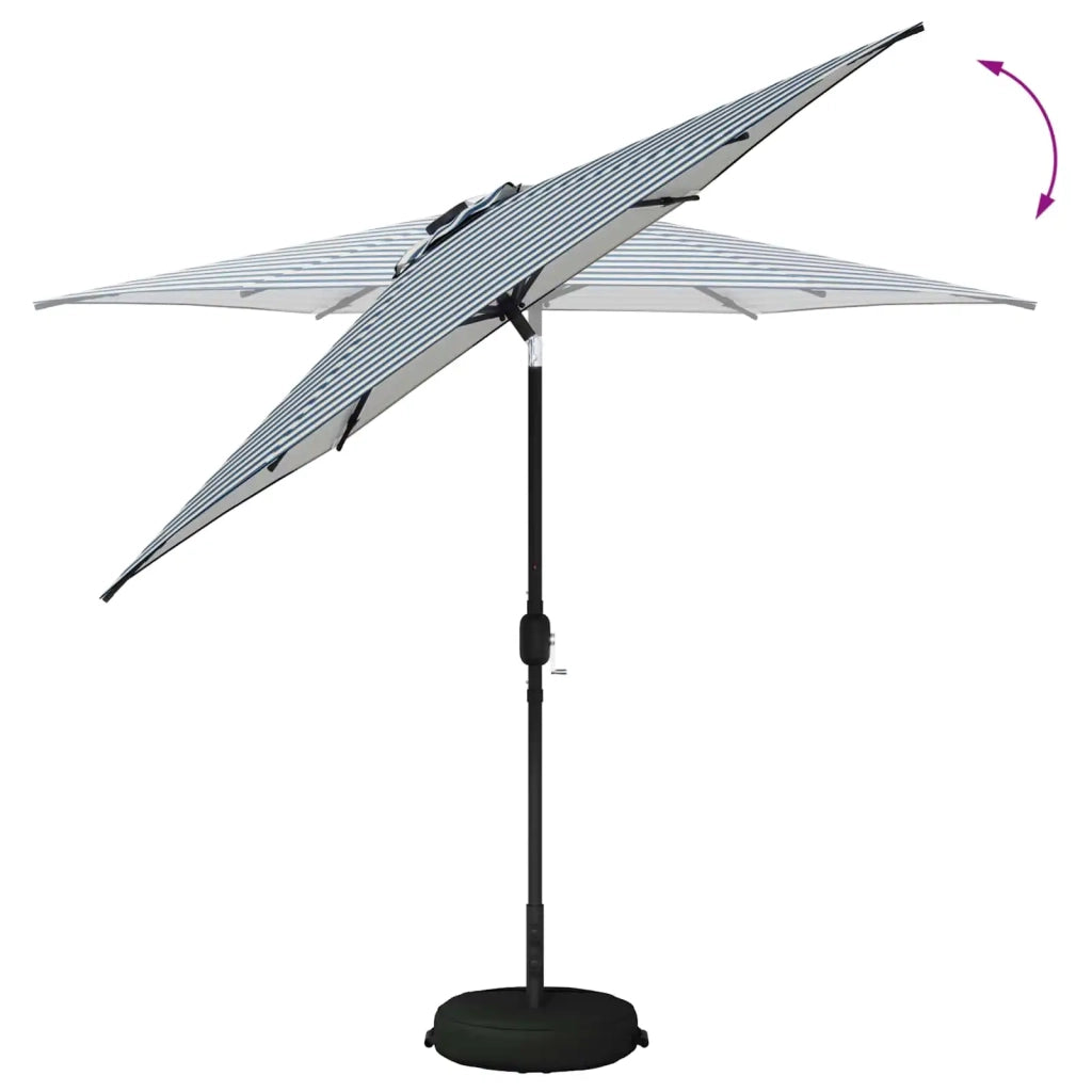 Parasol da Giardino con Luci LED 270 x 270 cm Poliestere 42036266