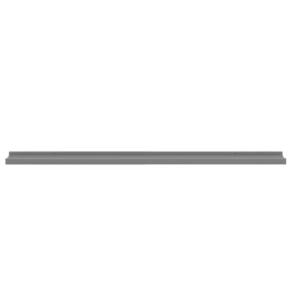Mensole da Parete 2 pz Grigie 100x9x3 cm cod mxl 33704