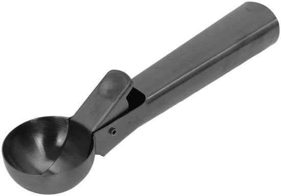Scoiattolo per Gelato con Testa a Sfera - Resistente al Riscaldamento - Idoneo per Igelato/Sorbetto - Materiale in Acciaio Inossidabile - Durevole - Cucchiaio per Gelato
