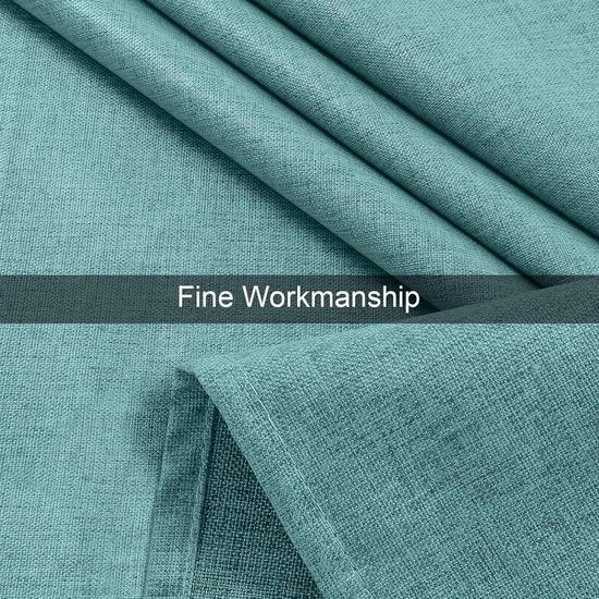 Tovaglia da tavolo con effetto loto - 140 x 240 cm rettangolare - impermeabile - blu-verde