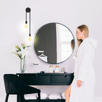 Lampada Da Parete APP1147-2W Black