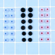 Set di 36 orecchini in silicone per auricolare - Attenuazione del rumore - 3 colori - 3 misure