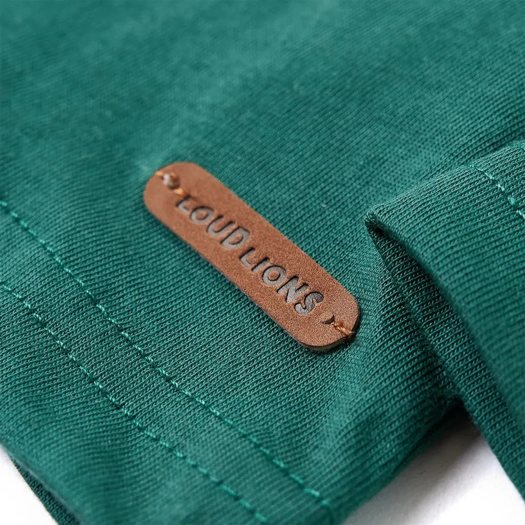 Maglietta da Bambino a Maniche Lunghe Verde 140 12878