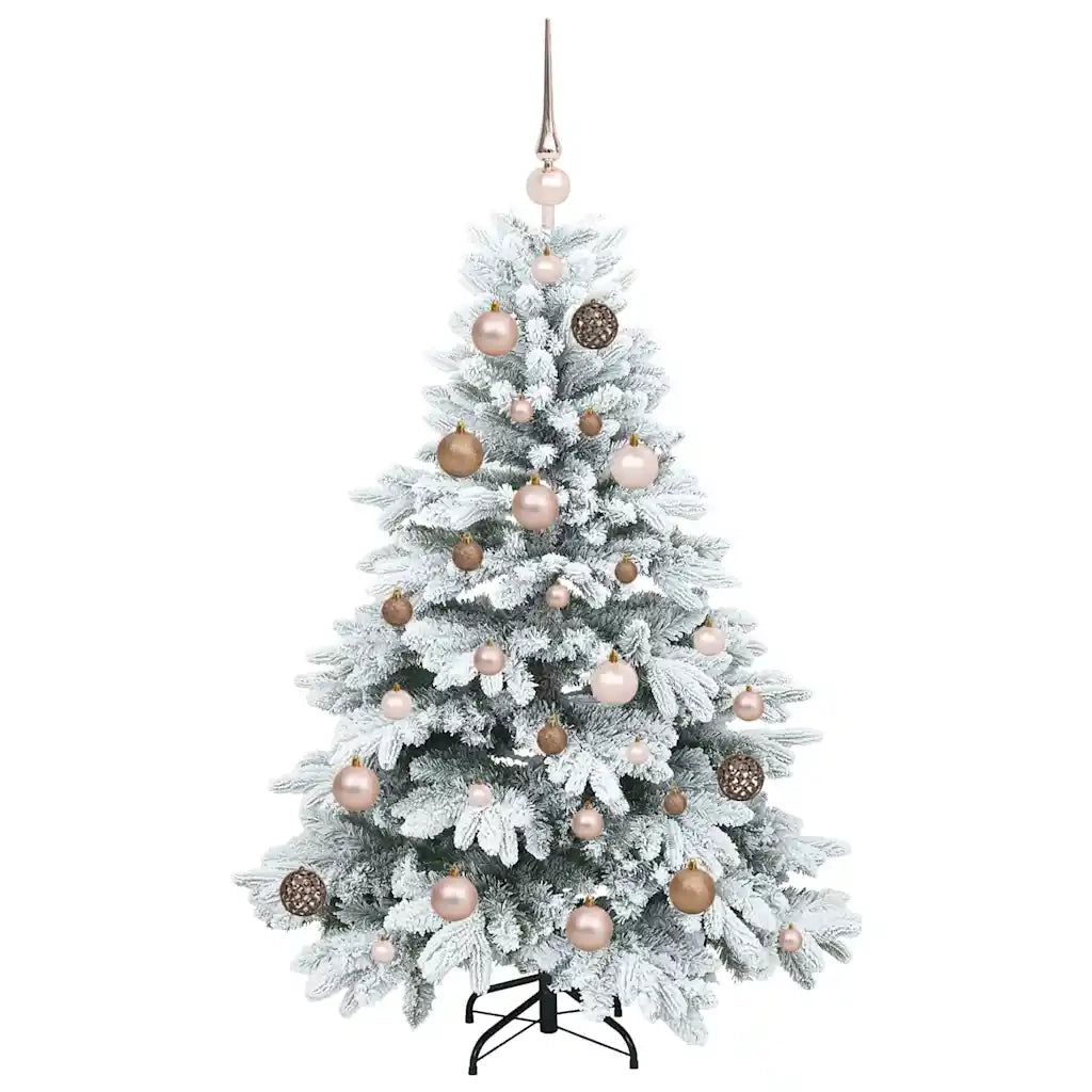 Albero di Natale artificiale con 150 LED Bianco 120 cm PE e PVC 3397586