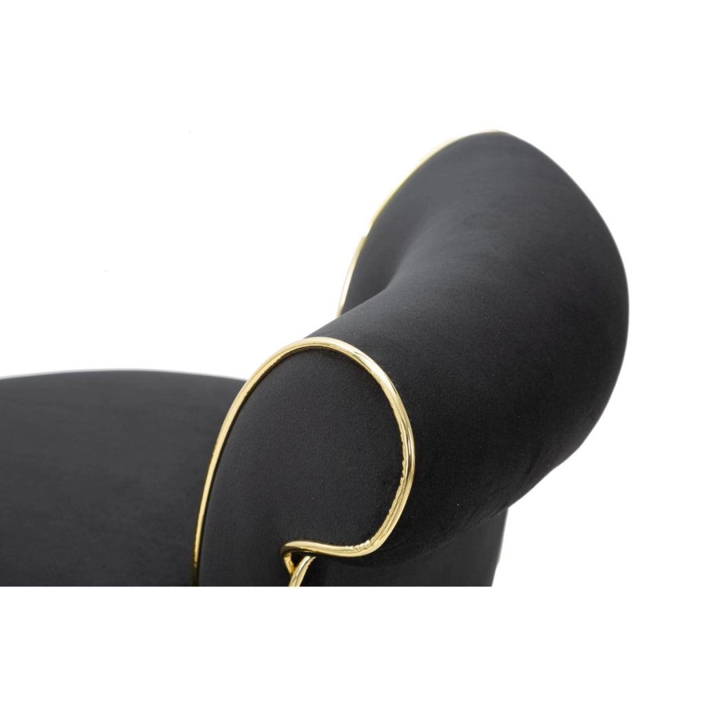 Sgabello Alto VKH442, Nero, Metallo, 46x48x96 cm