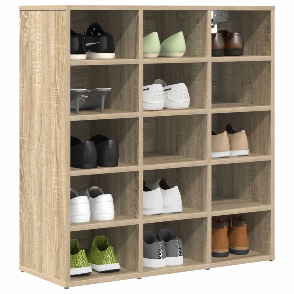 Mobile per scarpe Rovere Sonoma 77,5 x 30 x 83,5 cm 808723