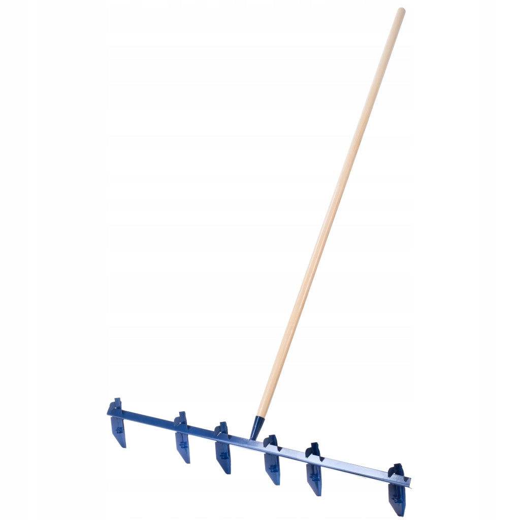 Marcatore da giardino KADAX per semina, file e campi, a 6 denti, 97 cm