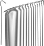 Haringe in acciaio verniciato 20 x 3 cm Ø 35 mm - 50 pezzi per telo di protezione contro le erbacce e tende