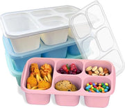 Contenitori di conservazione alimentare riutilizzabili - set di preparazione pasti per bambini 4 pezzi - Bento-broodtrommel magnetronbestendige