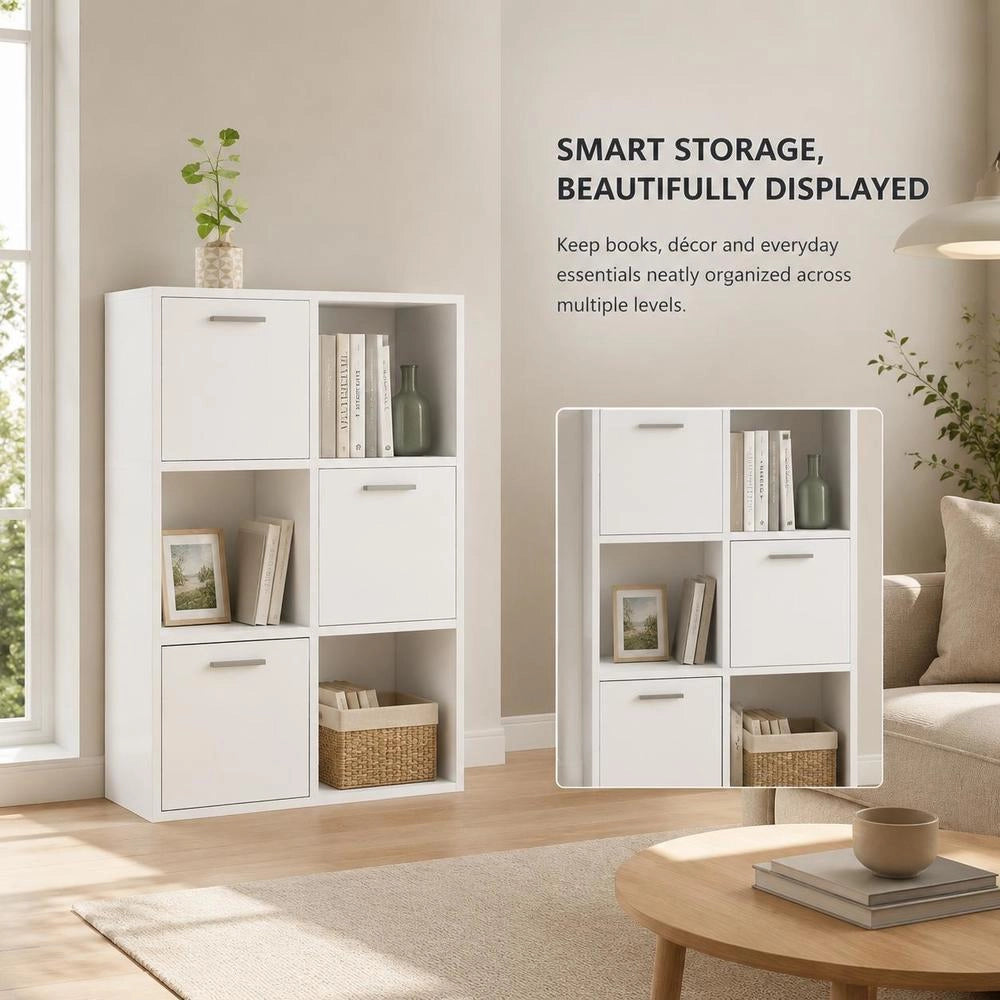 Storage Cabinet, White, 60x29.5x90 Cm, Wood-based Material