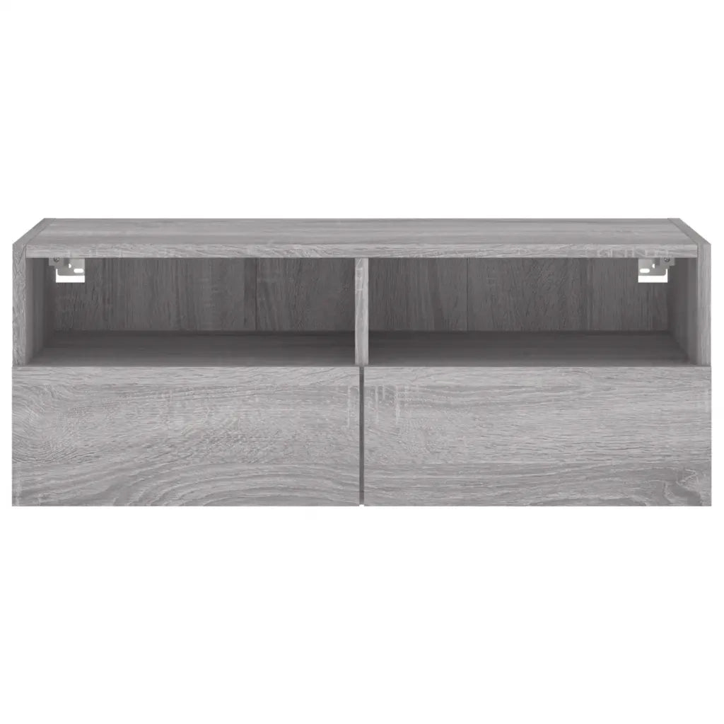 Mobile TV a Parete | Armadietto TV | Mobile Porta TV Grigio Sonoma 80x30x30 cm Legno Multistrato