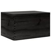 Scatola in Legno con Coperchio Nero 40x30x23cm in Legno di Pino CFW7306997