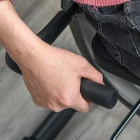 Cyclette Orizzontale Magnetica 8 Resistenze, Display LCD, Sedile Regolabile ed Elastici per Braccia