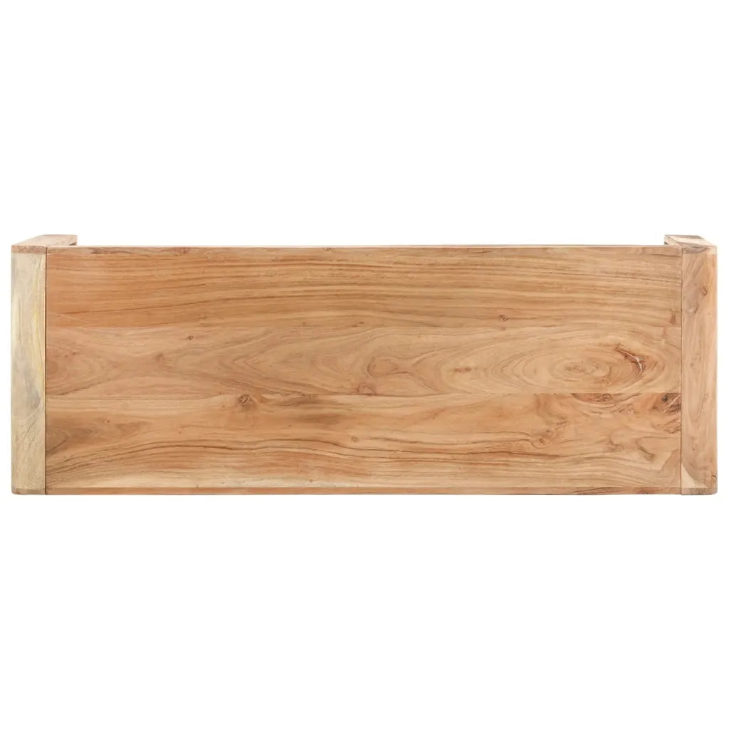 Panca 110x38x46 cm in Legno Massello di Acacia 323584