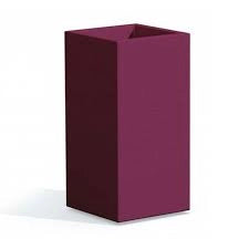 VASO IN RESINA MONACIS CUBE TOP H 80 cm. VARI COLORI