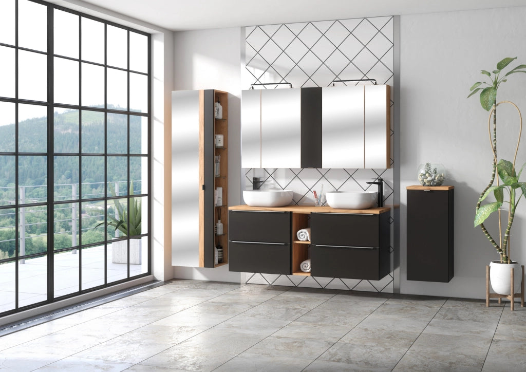 Mobile sottolavabo 60 cm 2 cassetti Capri Cosmos 60 x 57 x 46 cm