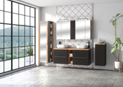 Mobile sottolavabo 60 cm 2 cassetti Capri Cosmos 60 x 57 x 46 cm