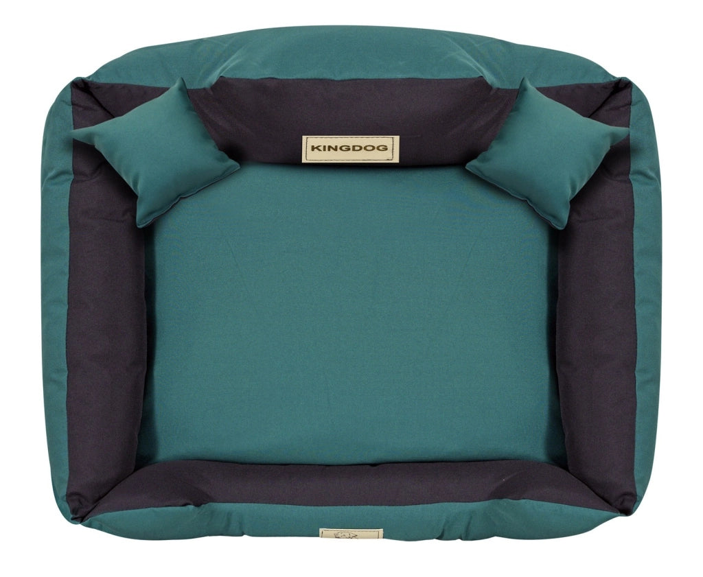 AIO FACTORY 75x65 cm KINGDOG Cuccia per cani personalizzabile verde impermeabile
