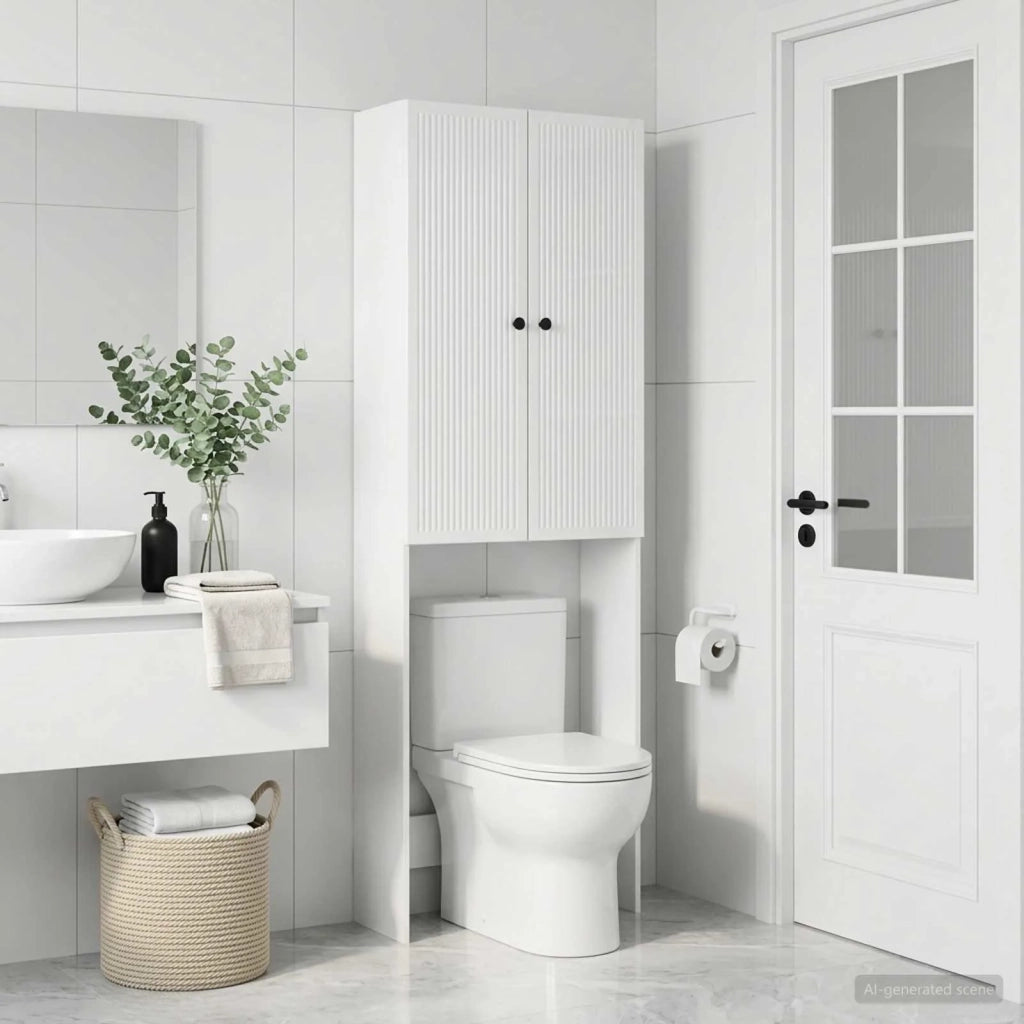 Mobile Bagno EDE Bianco Lucido 66 x 25,5 x 190 cm 896039